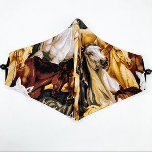 Horses Face Mask With Adjustable Straps 100%Cotton